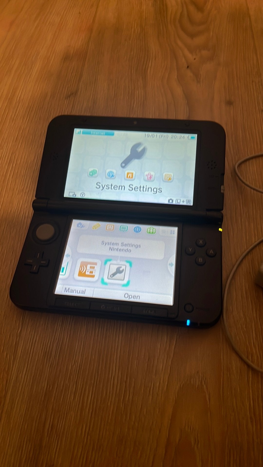 Nintendo 3ds XL, Ophalen of Verzenden, Gebruikt, Blauw, 3DS