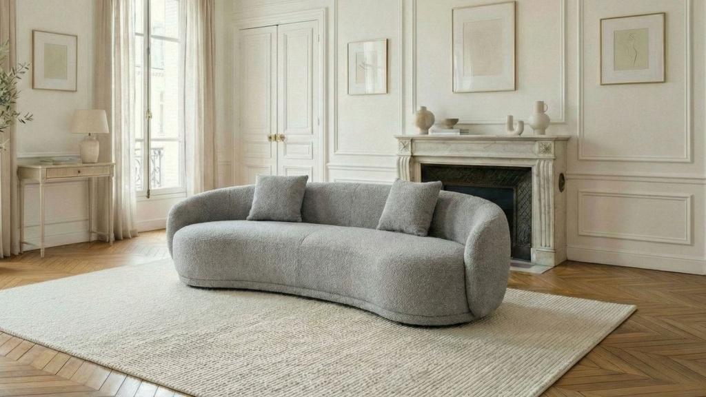 Neuf & -14% Promotion Sublime Canapé Harmonie Gris, 100 à 125 cm, Luxe, Haut de gamme, Enlèvement ou Envoi, 200 à 250 cm
