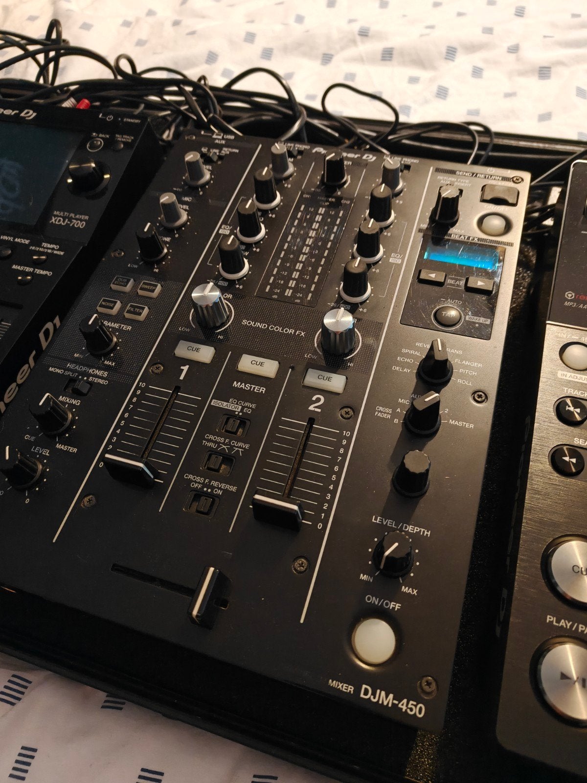 PIONEER DJM 450 + flightcase, Muziek en Instrumenten, Dj-sets en Draaitafels, Ophalen, Pioneer