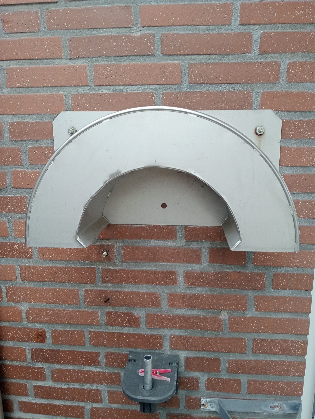 L'ANNEAU D'ENROULEUR DE TUYAU ENTIÈREMENT EN ACIER INOXYDABL, Jardin & Terrasse, Enlèvement, Comme neuf, Dévidoir