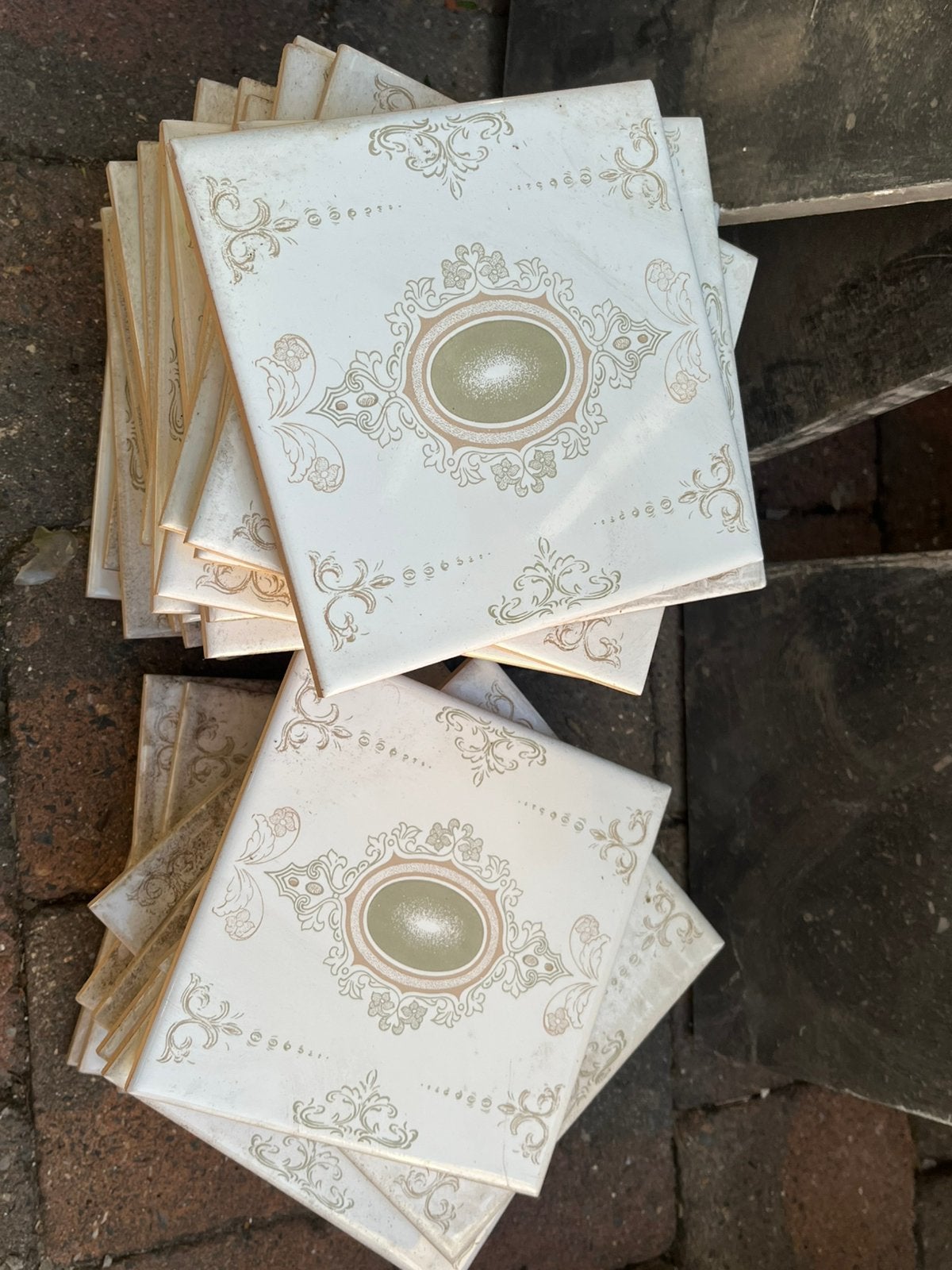 Vintage Italiaanse wandtegels – 30 stuks (1969), Doe-het-zelf en Bouw, Tegels, Ophalen, Zo goed als nieuw, Wandtegels