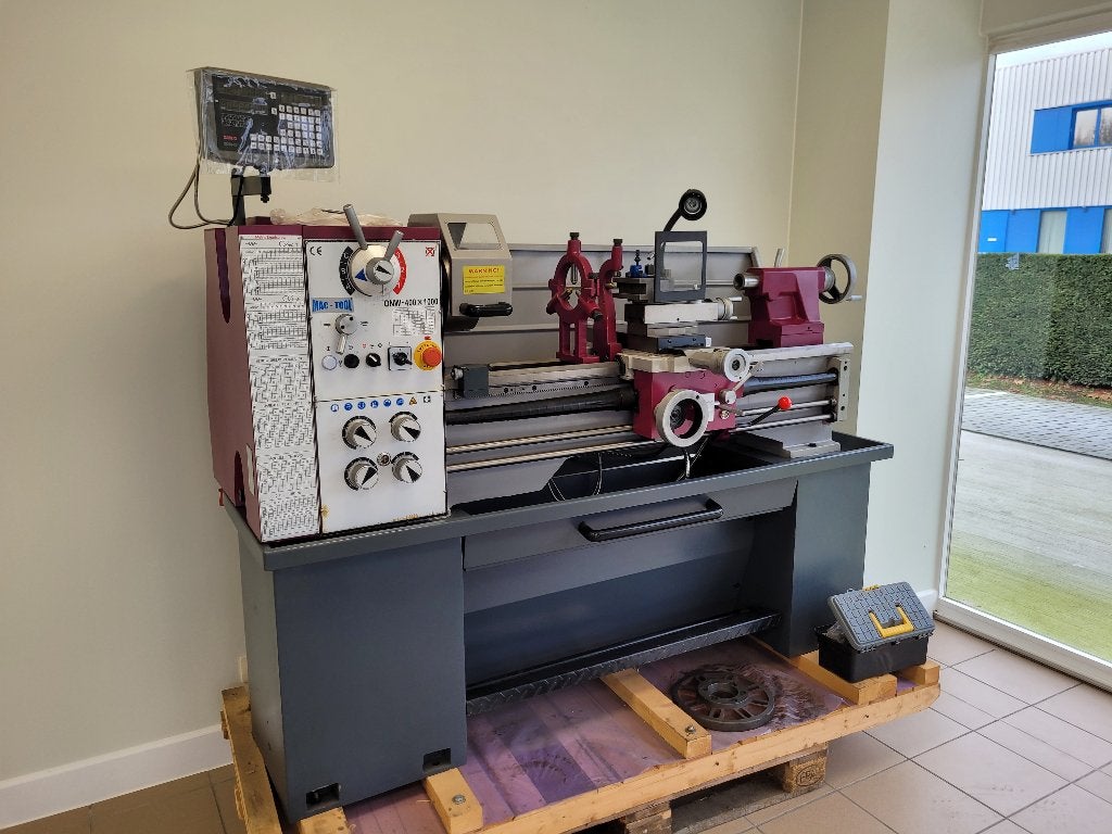 ONW-400x1000 Metaaldraaibank  + DRO + snelwisselaar, Ophalen of Verzenden, Nieuw, Metaaldraaibank, 1000 mm of meer
