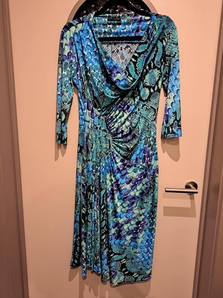Romeo pour Juliette, knappe jurk, M, Kleding | Dames, Ophalen of Verzenden, Zo goed als nieuw, Maat 38/40 (M), Blauw