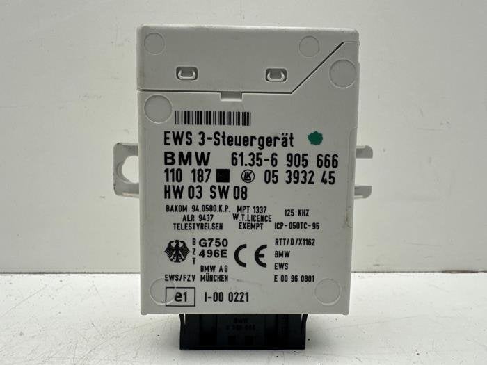Module immobilisateur d'un BMW 3-Serie, -, 3 mois de garantie, Utilisé, -