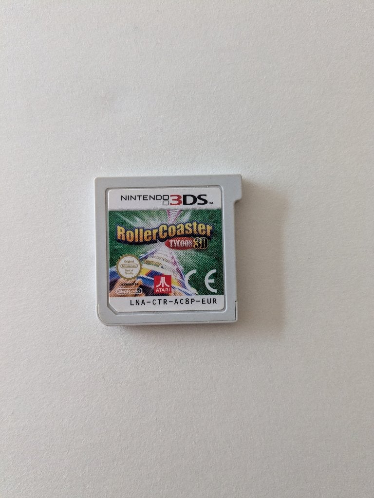 Nintendo 3DS RollerCoaster Tycoon 3D, Games en Spelcomputers, Ophalen of Verzenden, Gebruikt