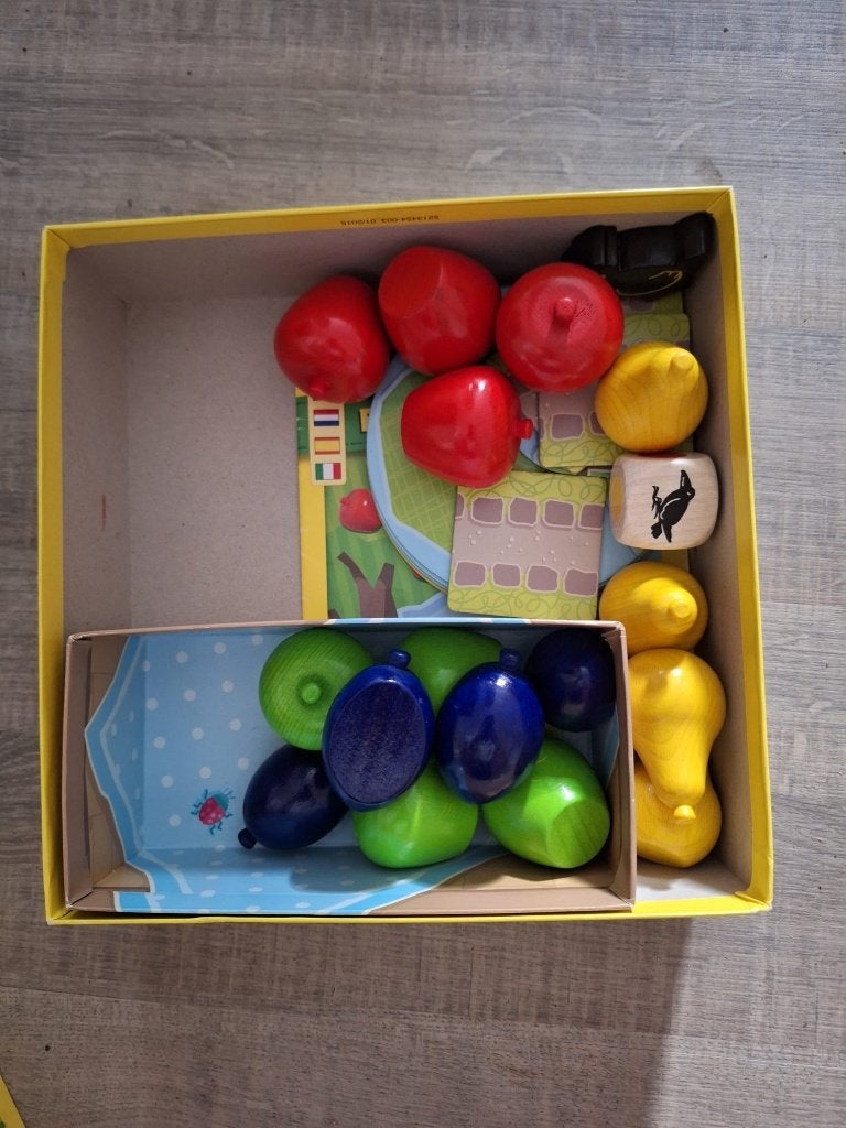 Haba Mijn Eerste Spellen Eerste Boomgaard, Kinderen en Baby's, Ophalen, Zo goed als nieuw