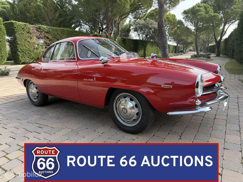 Alfa Romeo Giulia Sprint Speciale | 1964 | Route 66 Auctions, Zwart, Bedrijf, Handgeschakeld, Overige carrosserie