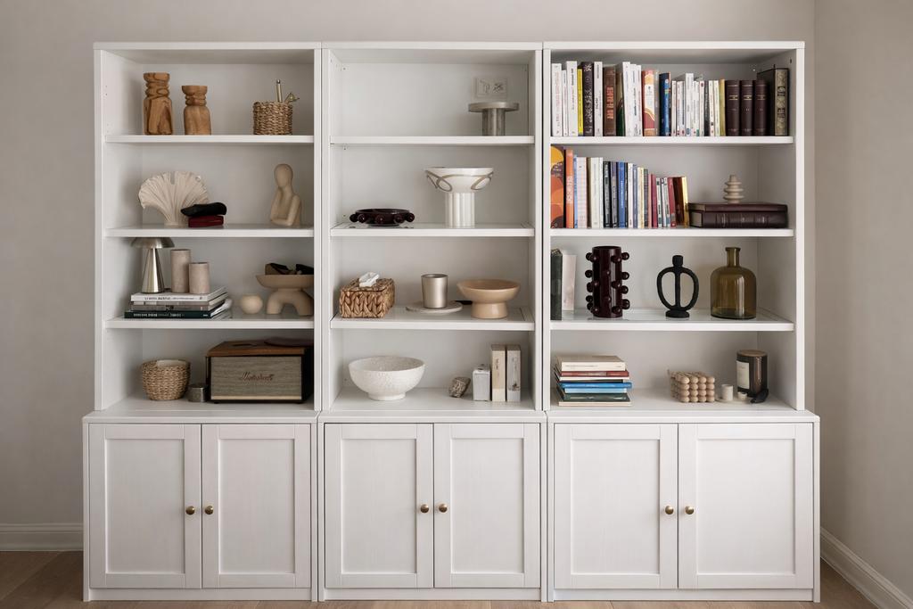 Bibliothèque ikea havsta, Ophalen, 200 cm of meer, Zo goed als nieuw, 200 cm of meer