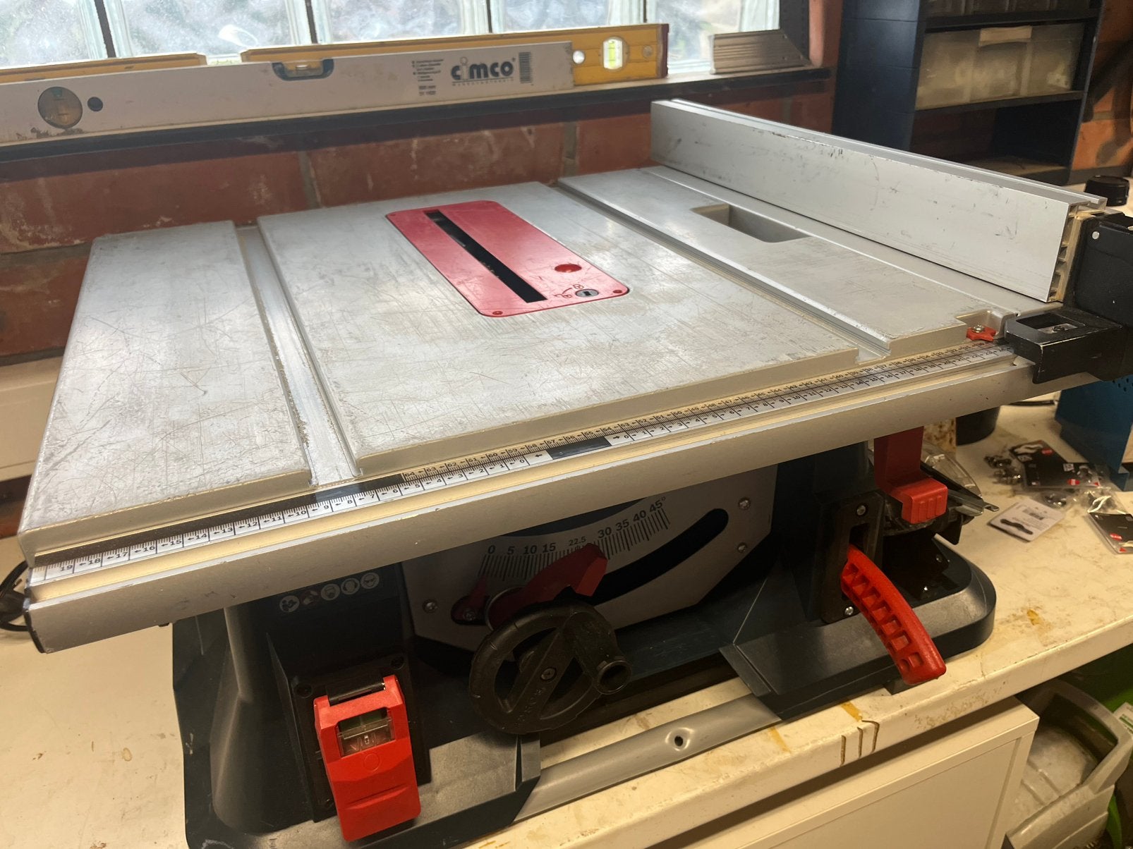 Bosch professional tafel zaagmachine GTS 635-216, Enlèvement, Comme neuf