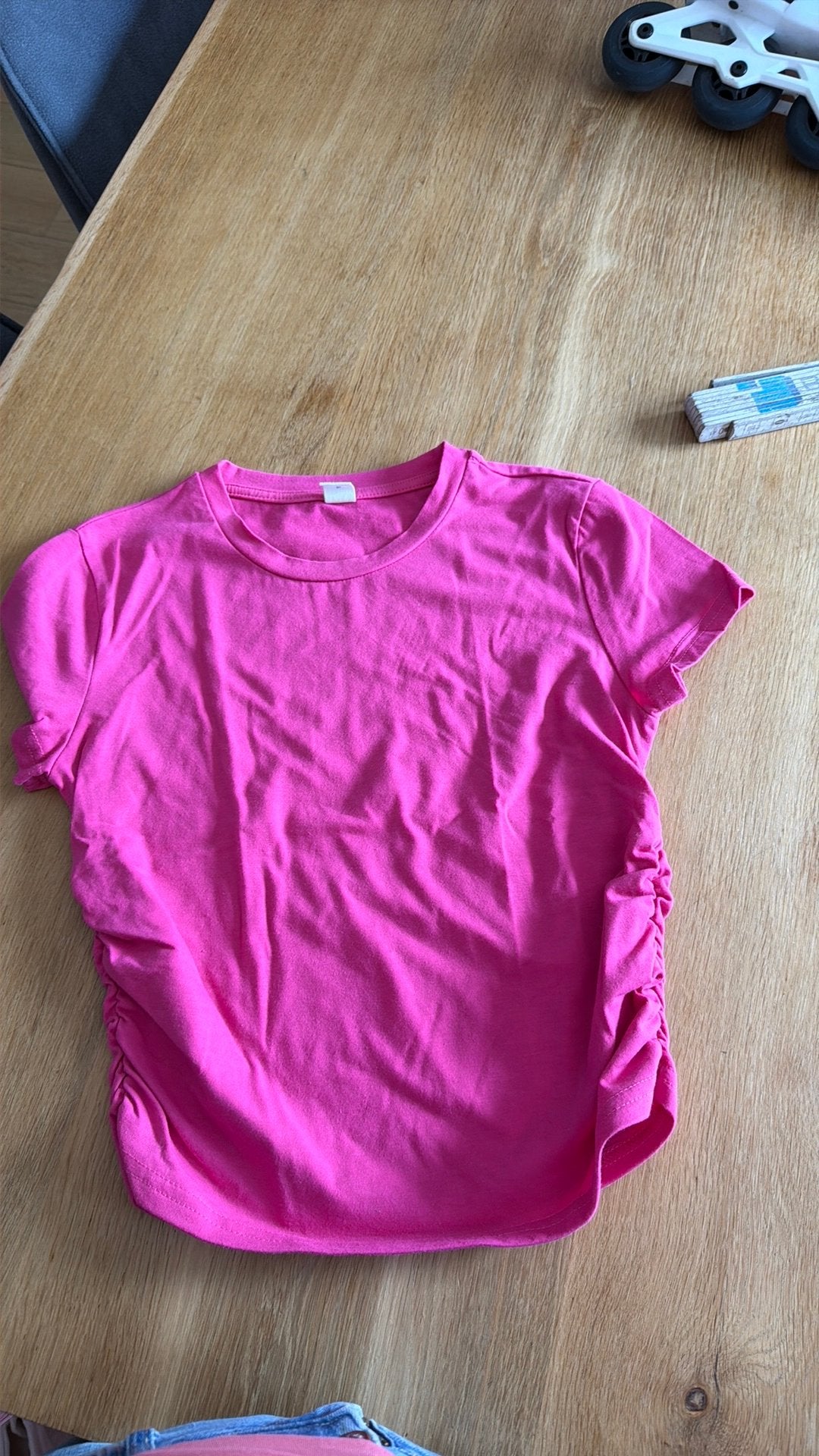 T-shirt flushia fille 12 ans, Enlèvement, Comme neuf, Fille