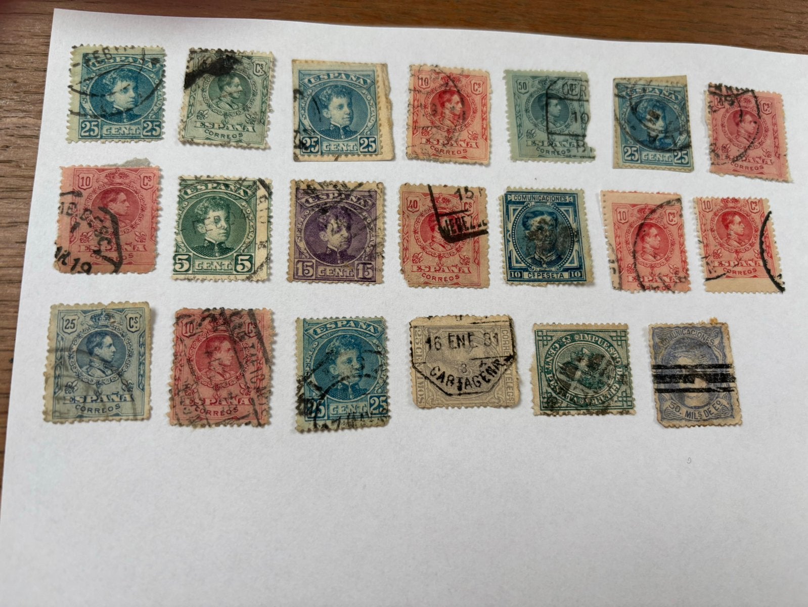 Oude Spaanse postzegels, Enlèvement ou Envoi