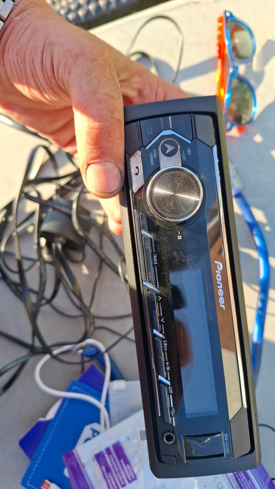 Pioneer MVH-S420BT Bluetooth, 4 x 50 W, 2 connecteurs RCA (g, Enlèvement ou Envoi