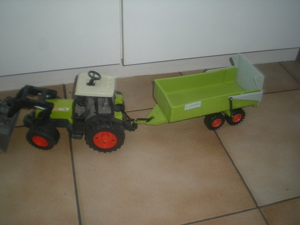 tractor + kar claas, Kinderen en Baby's, Ophalen of Verzenden, Zo goed als nieuw