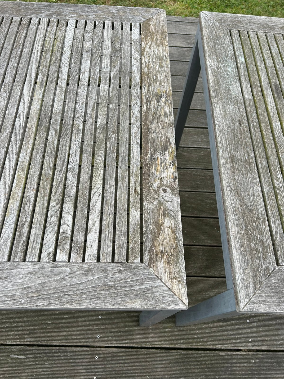 Tuintafels, Tuin en Terras, Ophalen, Gebruikt, Rechthoekig, Hout