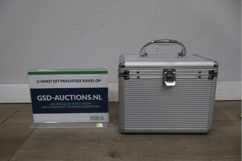 Zilverkleurige Aluminium LP-Koffer, Niet ingevuld, Niet ingevuld, Niet ingevuld