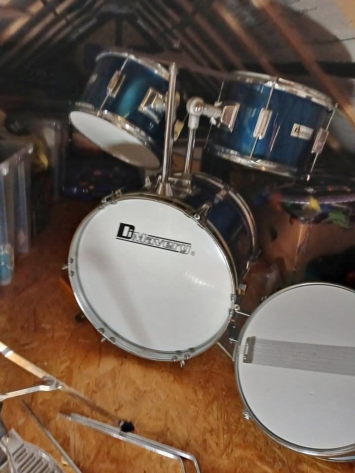 Drumstel voor kinderen Mavery, Muziek en Instrumenten, Ophalen, Gebruikt, Overige merken