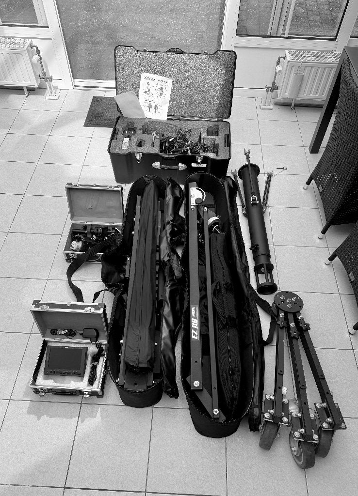 EZ JIB professionele camerakraan 5m  – in uitstekende staat, Audio, Tv en Foto, Overige merken, Statief, Ophalen, Zo goed als nieuw