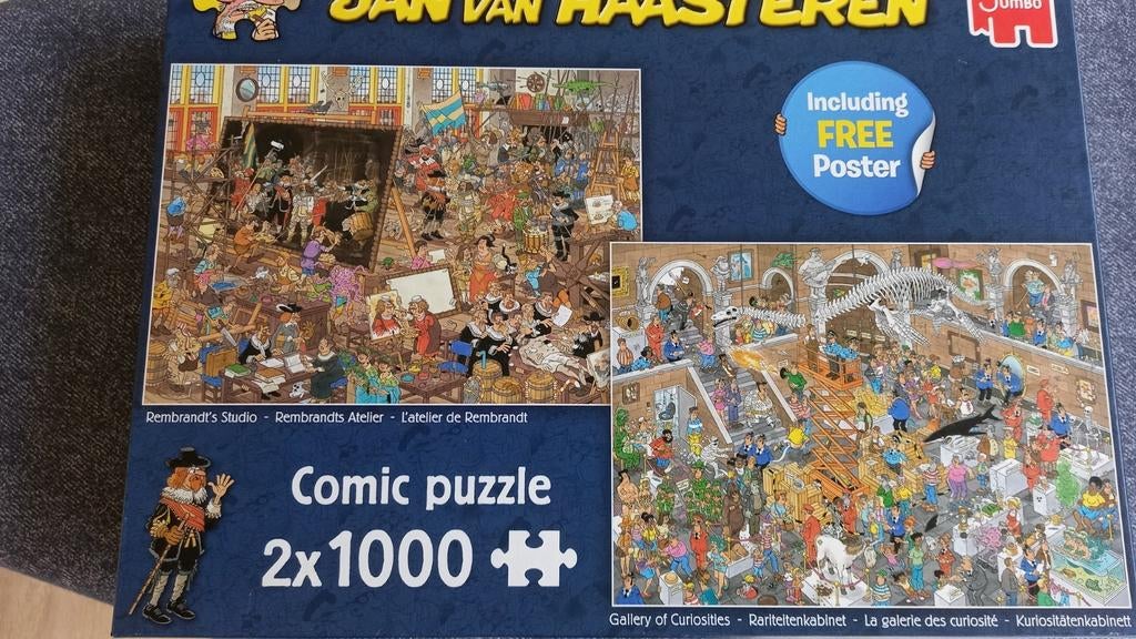 Puzzel jan van haasteren, Enlèvement