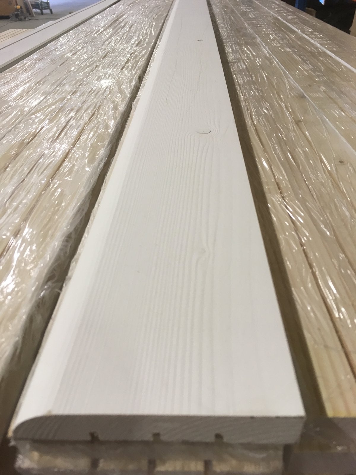 Plinten (Grenen) wit gegrond schilderklaar, Ophalen, Nieuw, Plinten