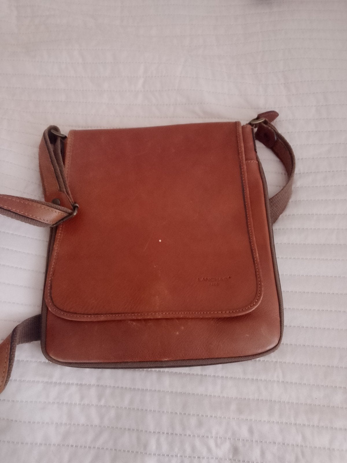 handtassen dames, Ophalen, Bruin, Leer
