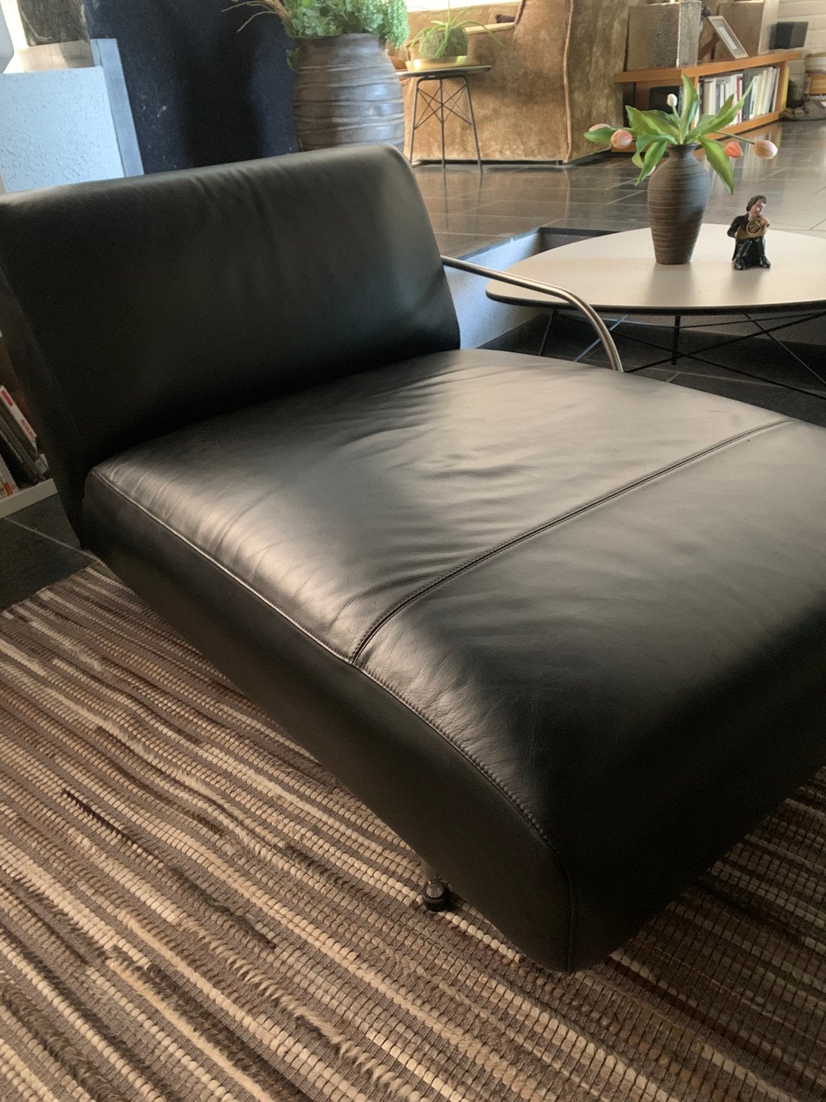 Loungestoel „Darwin” — Frighetto van Stefano Gallizioli, Ophalen, Eenpersoons, 125 tot 150 cm, Leer