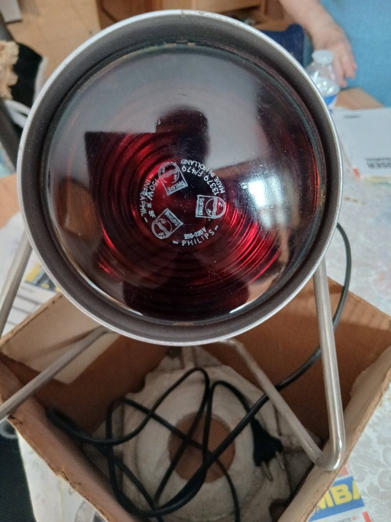 Vintage Philips Infraphil  Chaleur Infrarouge Lampe Rétro, Enlèvement ou Envoi, Soins personnels
