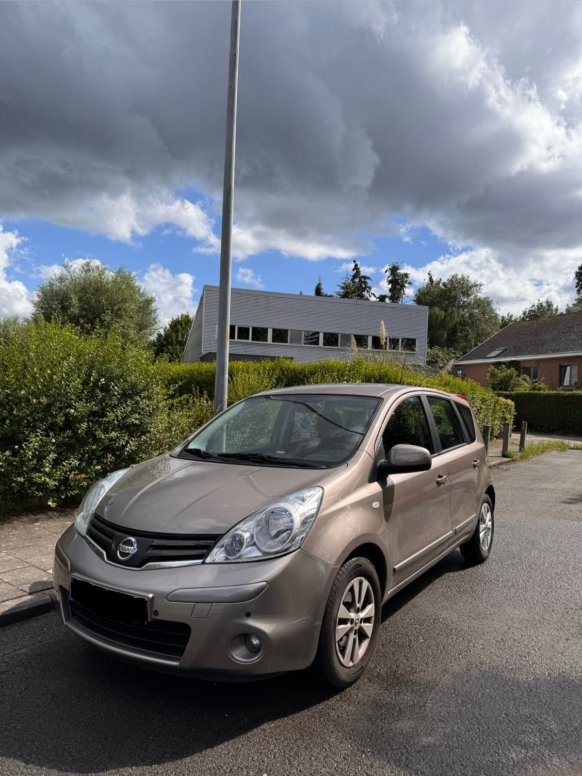Nissan Note Connect Edition LPG- Automaat- 2009 - 93.500 km, Auto's, Nissan, Stof, Zwart, Bruin, 159 g/km