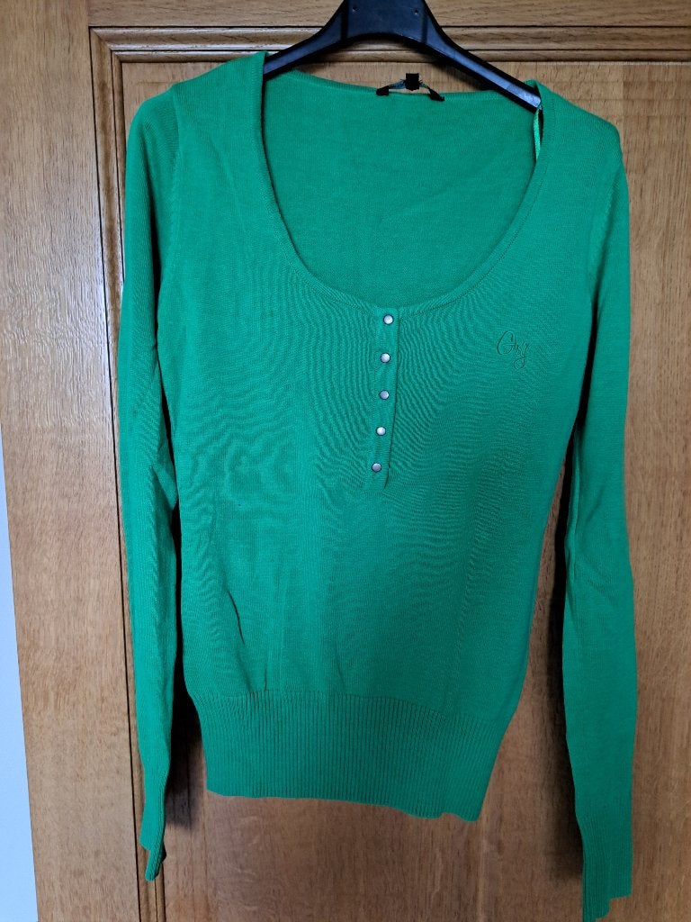 Groene trui Groggy JBC, Kleding | Dames, Truien en Vesten, Groggy by JBC, Ophalen of Verzenden, Zo goed als nieuw, Maat 36 (S)