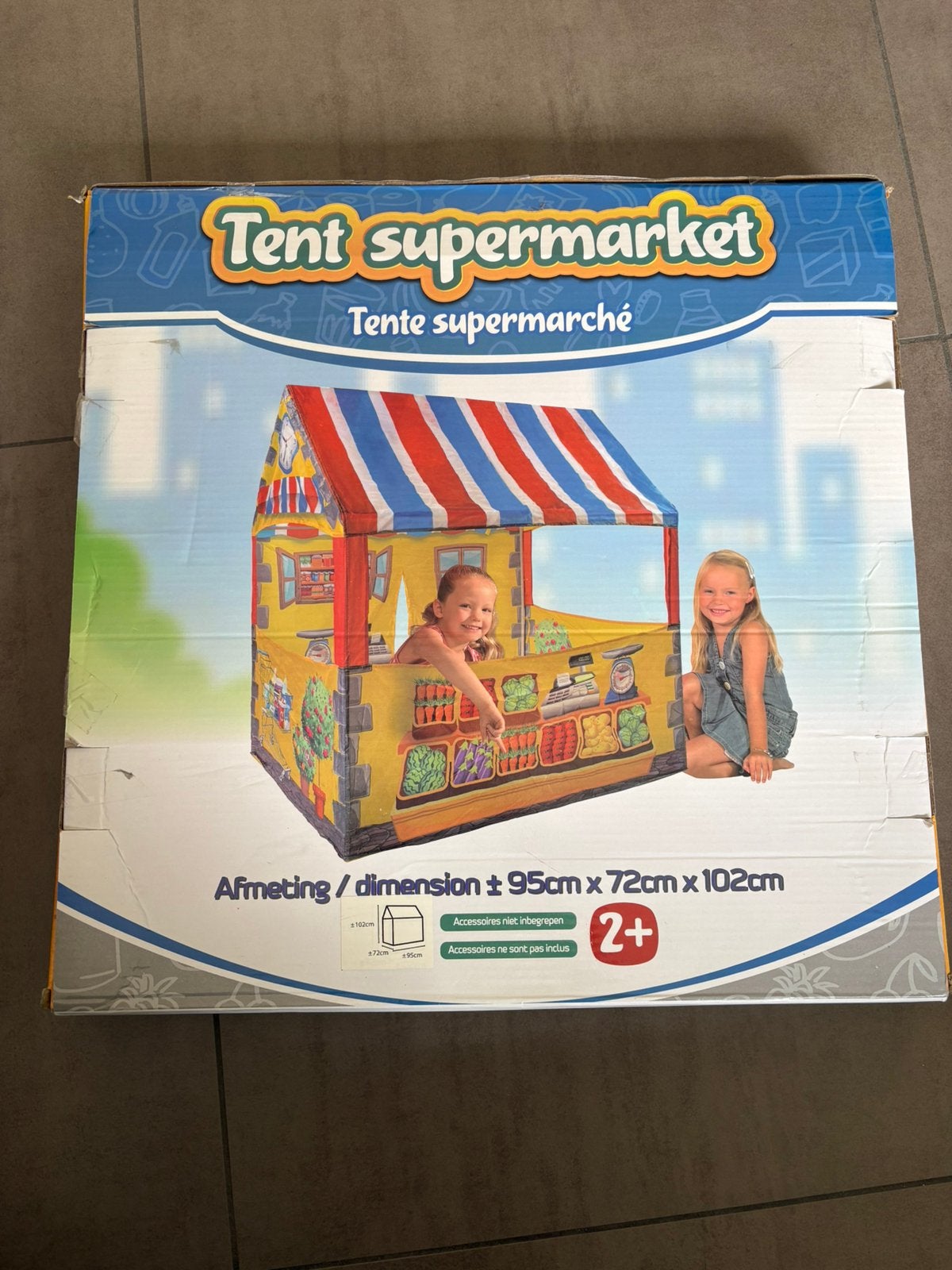 Tent supermakt nieuw, Ophalen of Verzenden, Zo goed als nieuw