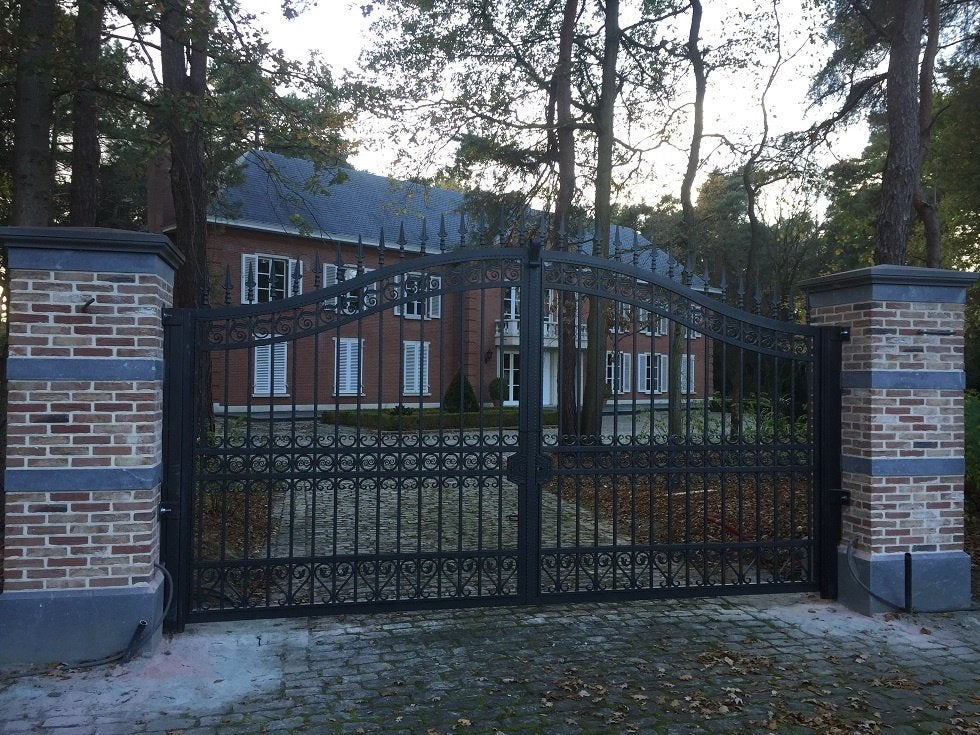 tuinpoort zeer degelijk en stijlvol(3meter of breder), Ophalen, Nieuw