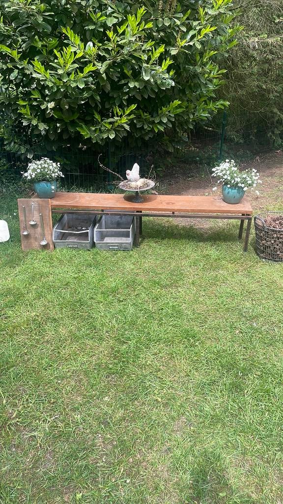 Mega leuk bankje, Tuin en Terras, Ophalen, Zo goed als nieuw