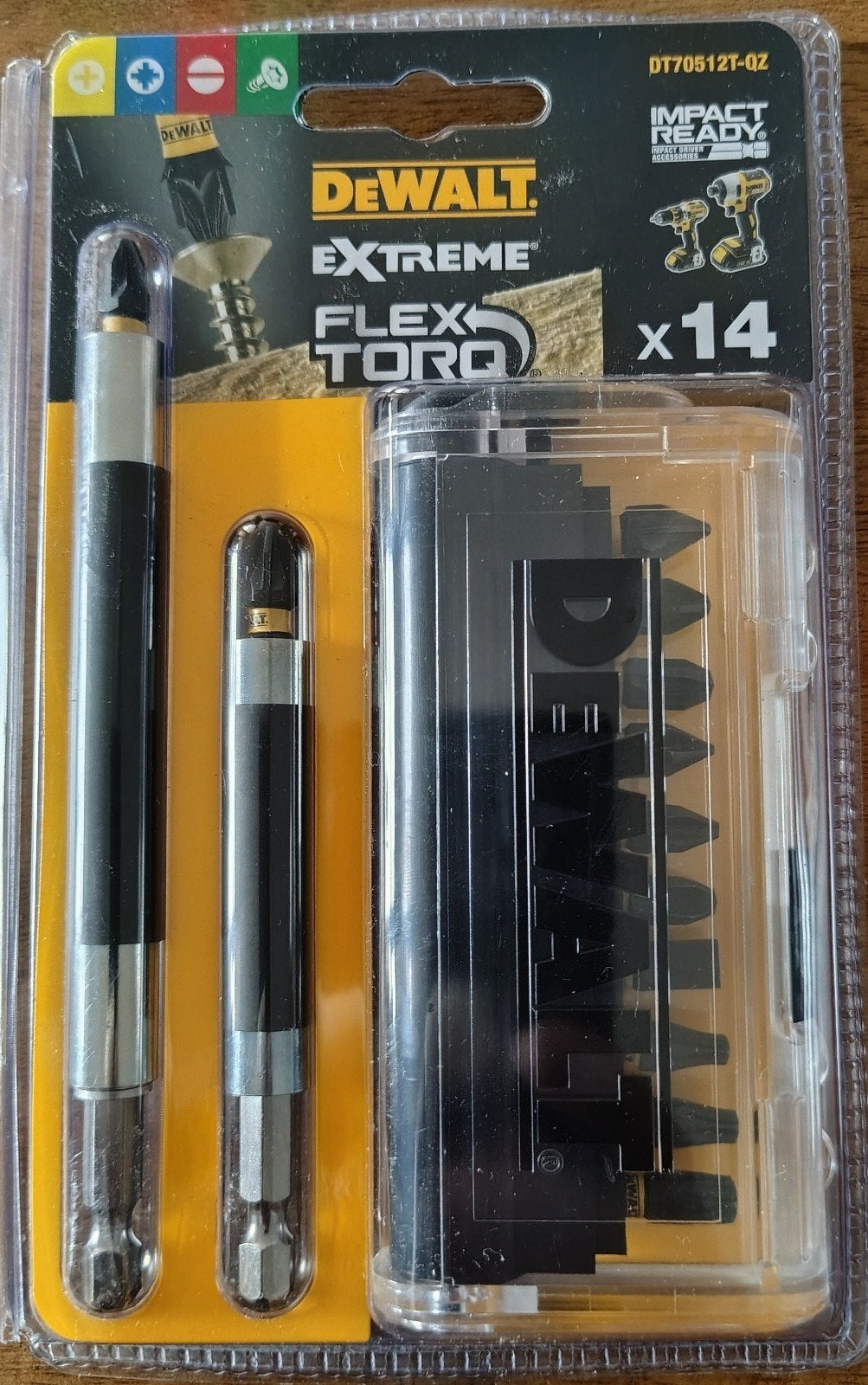 DeWalt Extreme FlexTorq Schroefbitset DT70512T-QZ, Ophalen of Verzenden, Nieuw, Overige typen