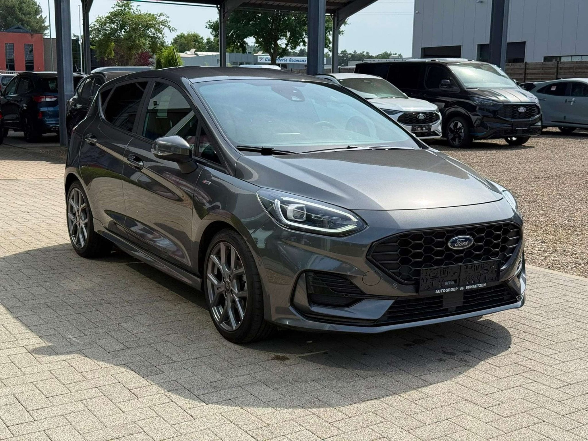 Ford Fiesta EcoBoost mHEV ST-Line X (bj 2023), Stof, Gebruikt, 1210 kg, https://public.car-pass.be/vhr/5a1c49a2-3dcf-4096-8890-ba2a6f41bf71