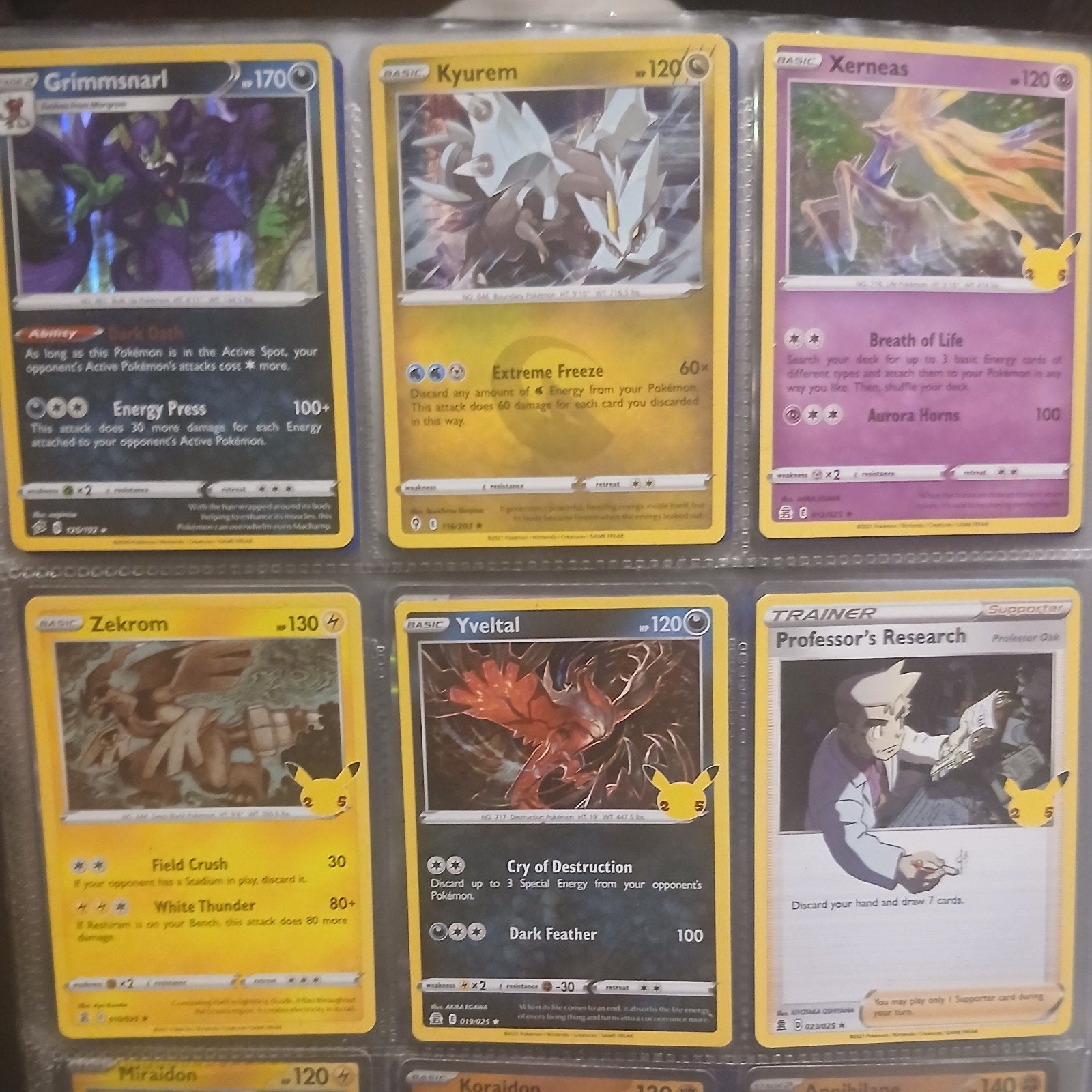 6 pokemon kaarten, Ophalen of Verzenden, Zo goed als nieuw, Meerdere kaarten, Foil