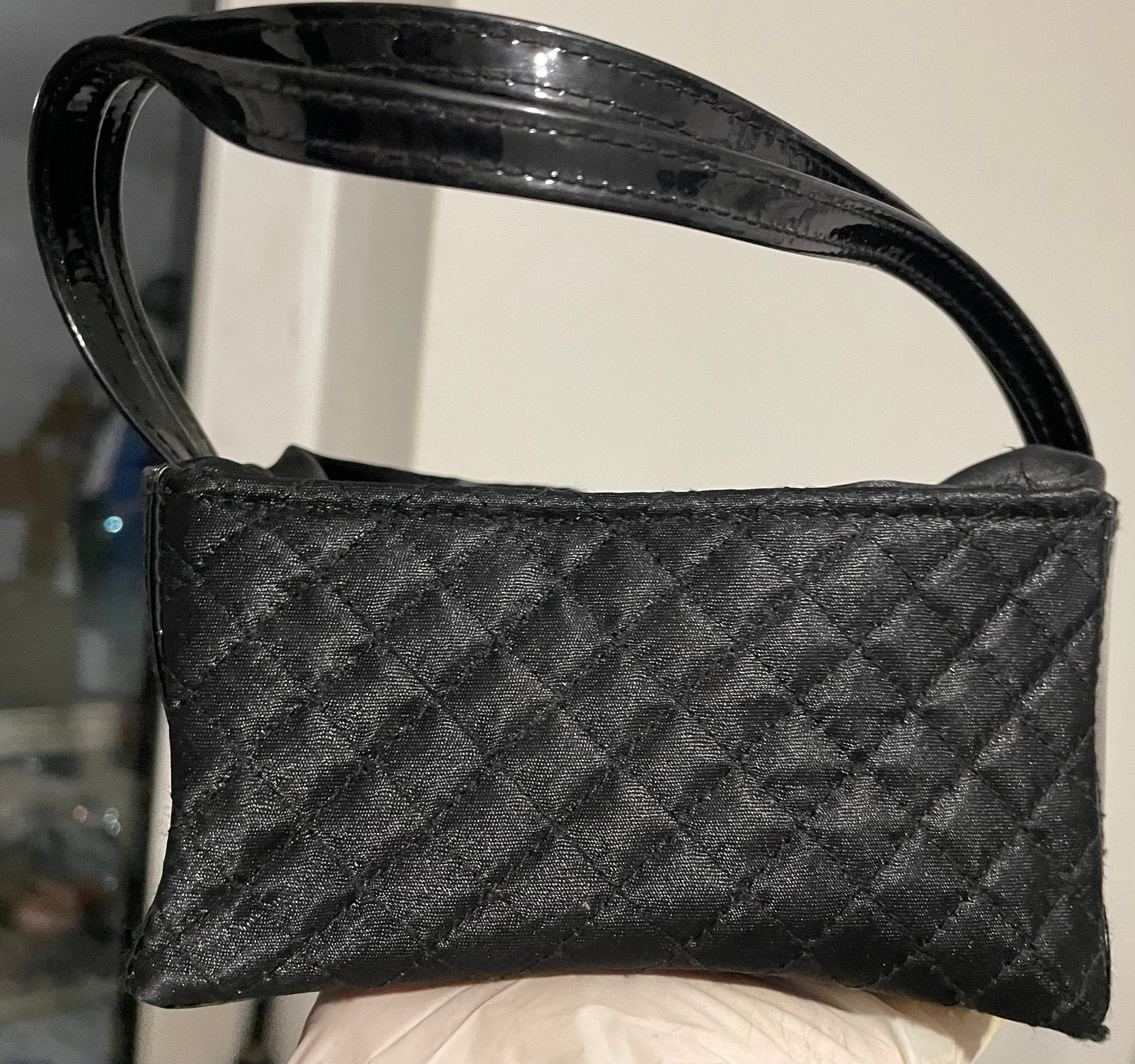 Elegant Zwart Mini Handtasje, Ophalen of Verzenden, Zo goed als nieuw