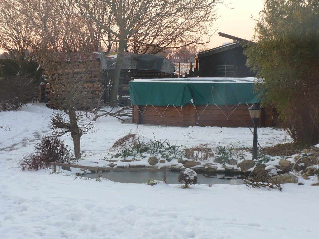 Couverture d'hiver octogonale, Jardin & Terrasse, Enlèvement, Utilisé, Couverture de piscine
