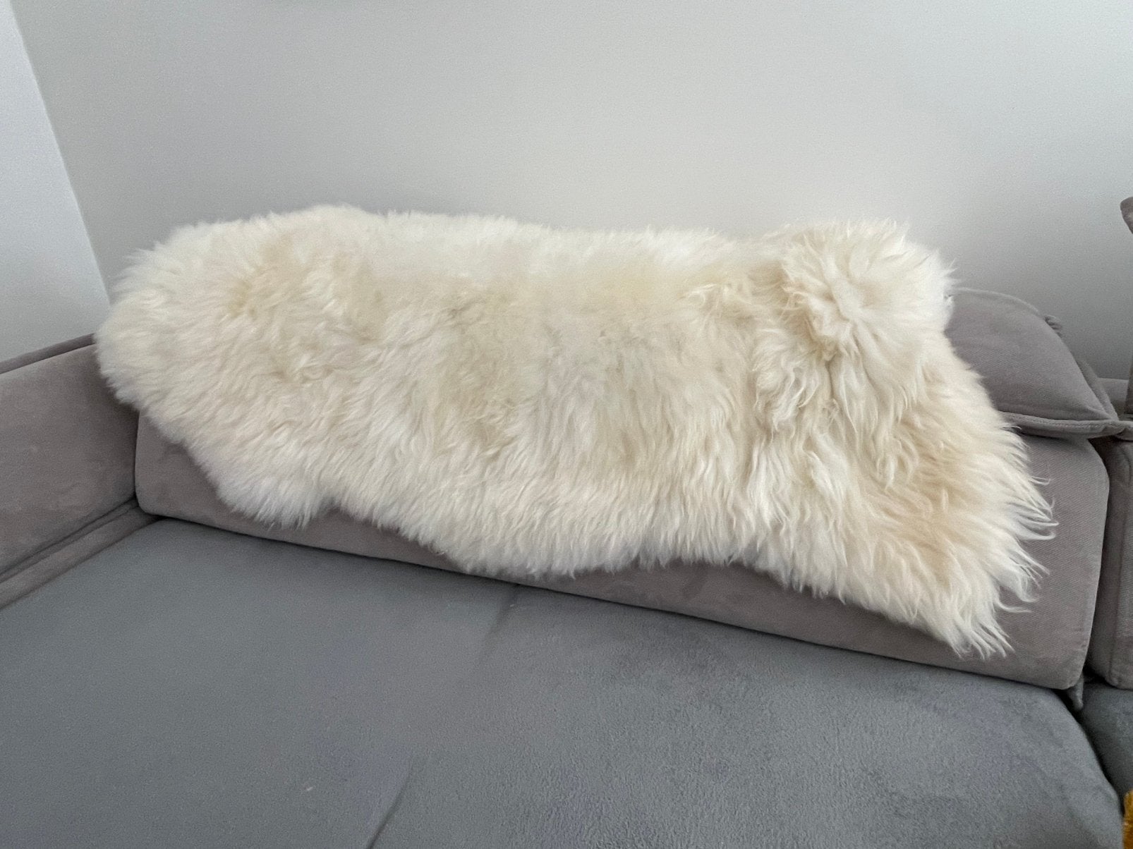 Natuurlijke schapenvacht, 130 cm, 65 cm, Nieuw, Ophalen of Verzenden