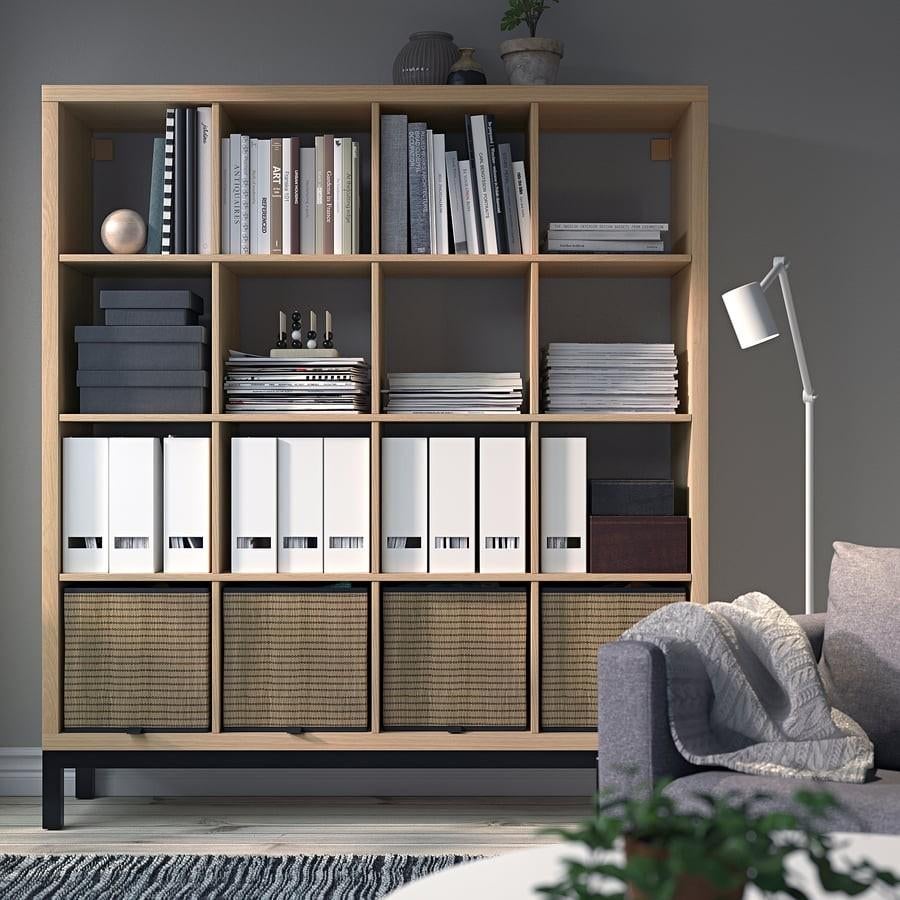 Ikea Kallax kast 16 vakken met onderstel in goede staat, Ophalen