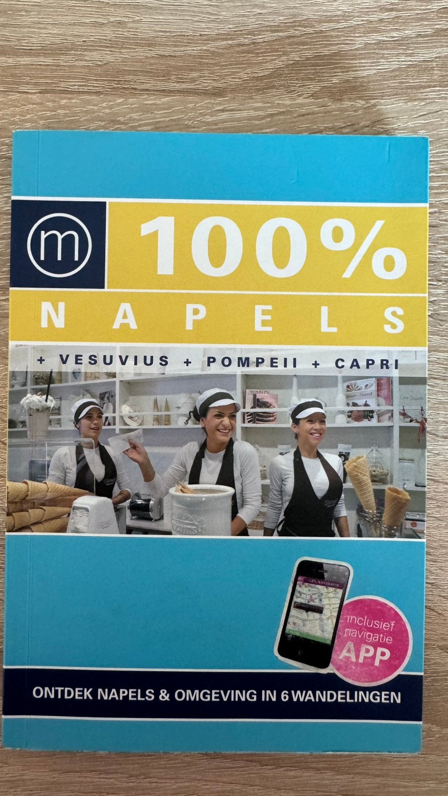 Reisgids 100 % Napels + Vesuvius + Pompeii + Capri, Ophalen of Verzenden, Zo goed als nieuw