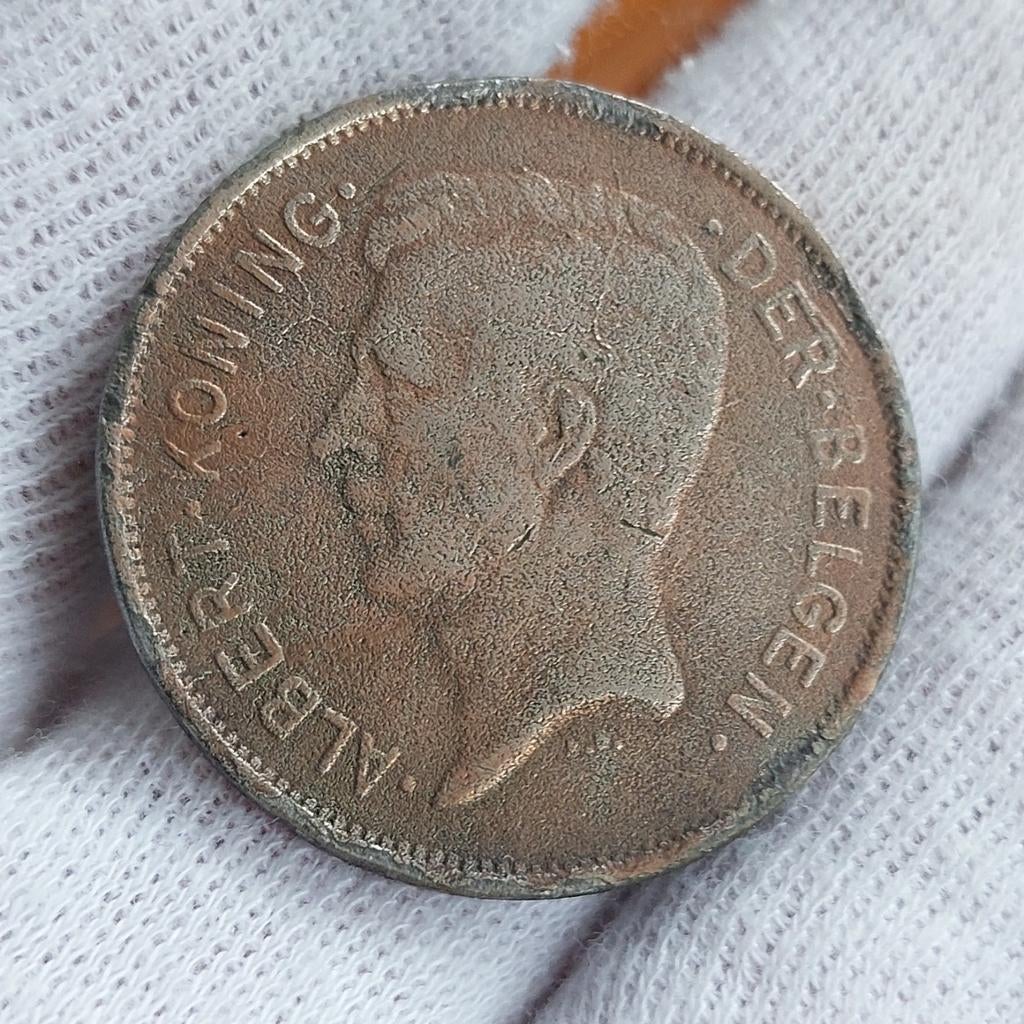 Munt / België / 20 Frank of 4 Belga / 1931 VL / POS A, Ophalen of Verzenden, Losse munt