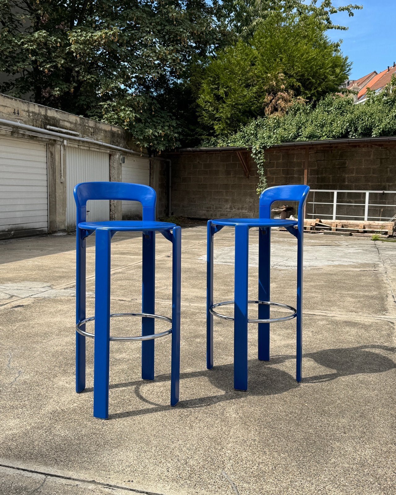 Barkrukken van Bruno Rey, Huis en Inrichting, Barkrukken, Gebruikt, 60 tot 90 cm, Ophalen of Verzenden, Hout
