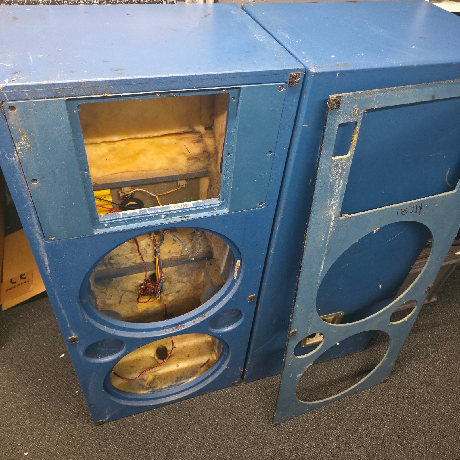 STAGE ACCOMPANY lege dubbel 15 inch kasten, Audio, Tv en Foto, Ophalen