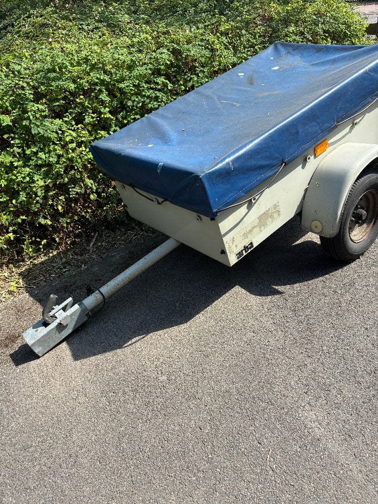 Aanhangwagen met dekzeil, Auto diversen, Aanhangers en Bagagewagens, Ophalen, Gebruikt