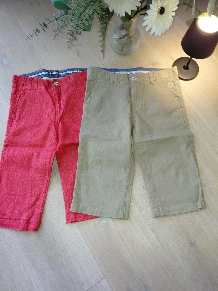 Maat 146 - Gymp - set van 2x bermuda short, Enfants & Bébés, Vêtements enfant | Taille 146, Pantalon, Garçon, GYMP., Enlèvement ou Envoi