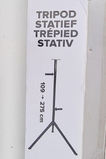 Statief voor WERKLAMP of Verwarming (Nieuw) Moet Weg!!!, Doe-het-zelf en Bouw, Ophalen