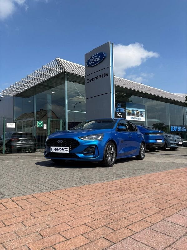 Ford Focus, Auto's, Stof, Gebruikt, Zwart, Blauw