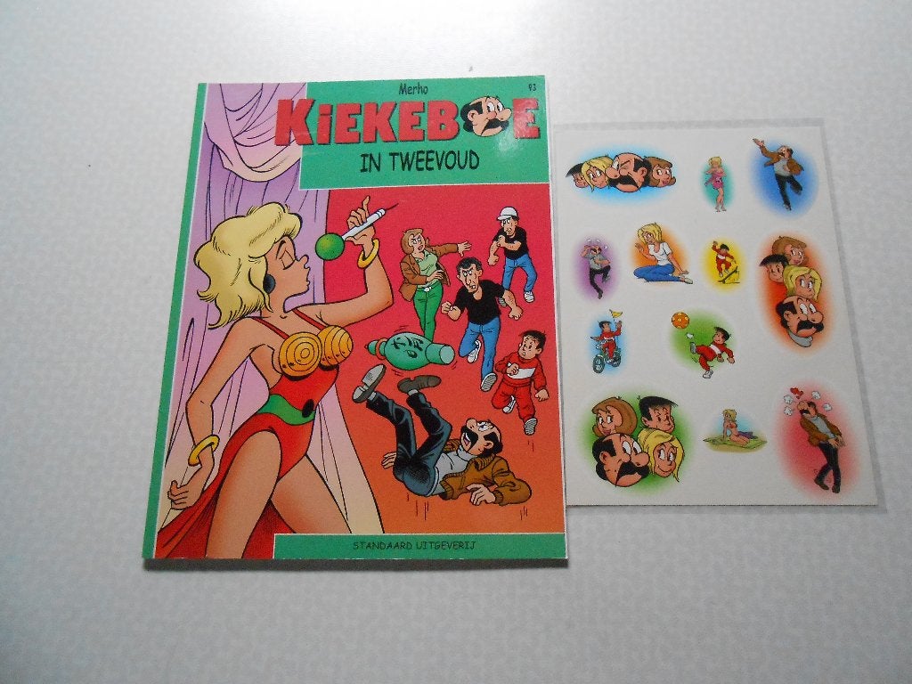 kiekeboe 93 In tweevoud 2002 1 ste druk met bijlage., Eén stripboek, Merho, Nieuw, Ophalen of Verzenden