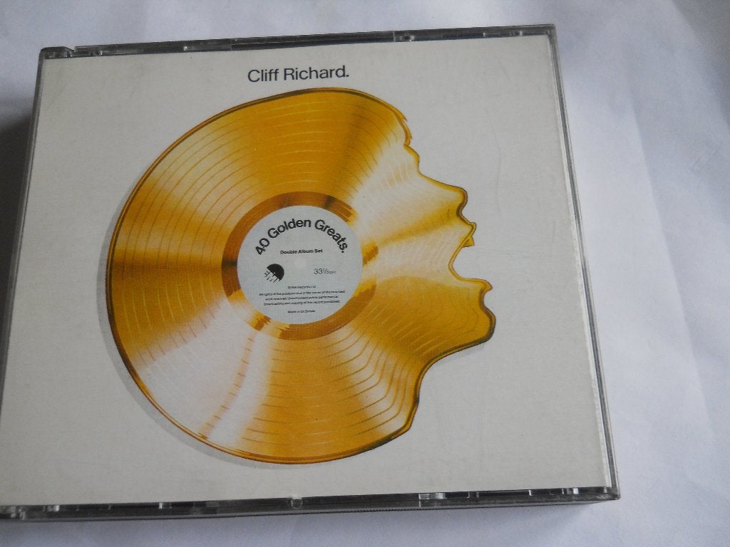 2 CD BOX - CLIFF RICHARD - 40 GOLDEN HITS, Ophalen of Verzenden, Pop, Boxset, Eerste persing