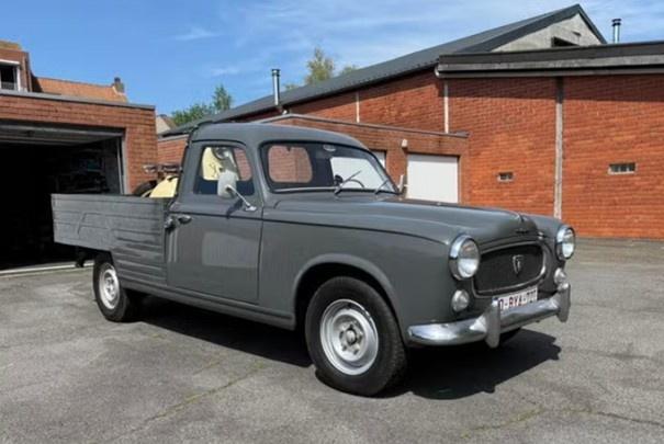 Peugeot 403 Pickup, Auto's, Peugeot, Particulier, Overige modellen, Benzine, Overige carrosserie, 2 deurs, Handgeschakeld, Zilver of Grijs