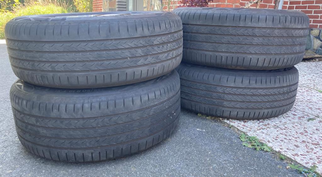 Continental Ecocontact 6Q 235/55 R19 + 255/50 R19, Ophalen, Zo goed als nieuw